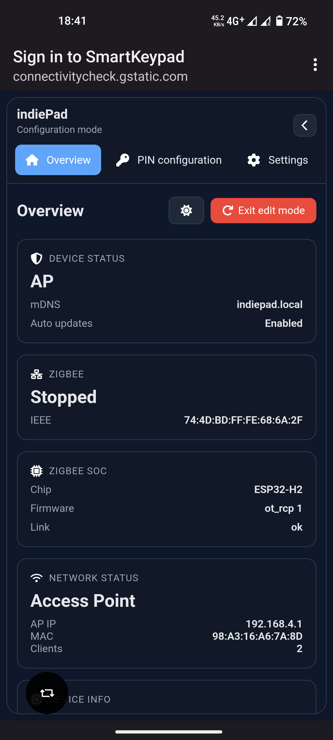 indiePad portal overview